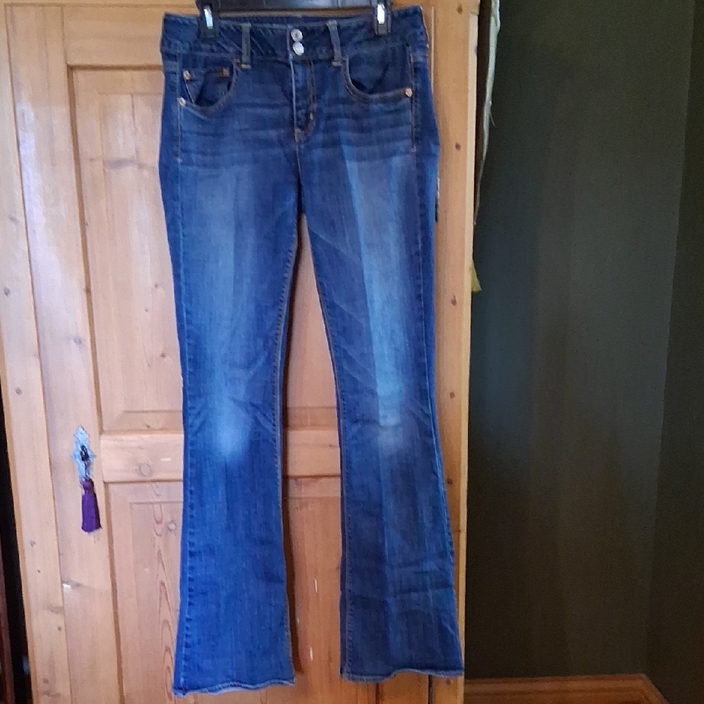 American Eagle Outfitters Blue Flare Jeans